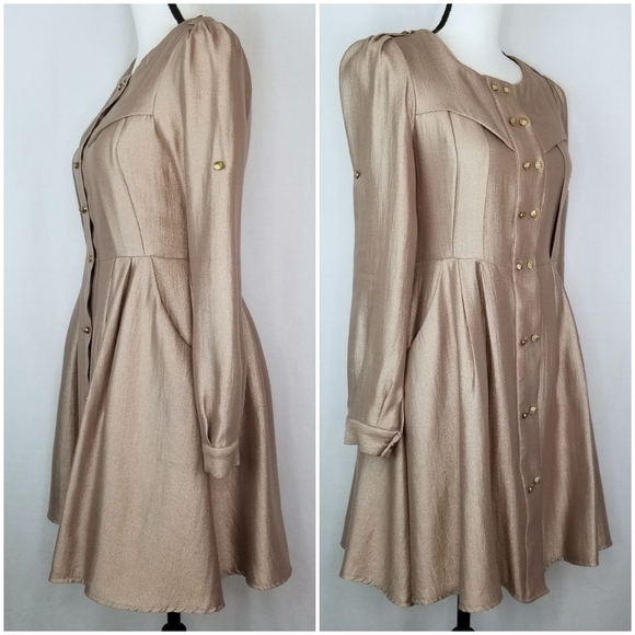 Hyelim Button Down Dress Size Small - Picture 1 of 7